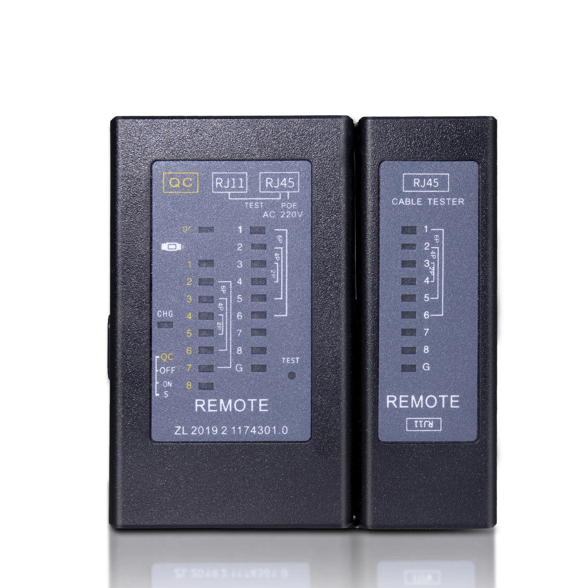 Rechargeable RJ45 and RJ11 Cable Tester