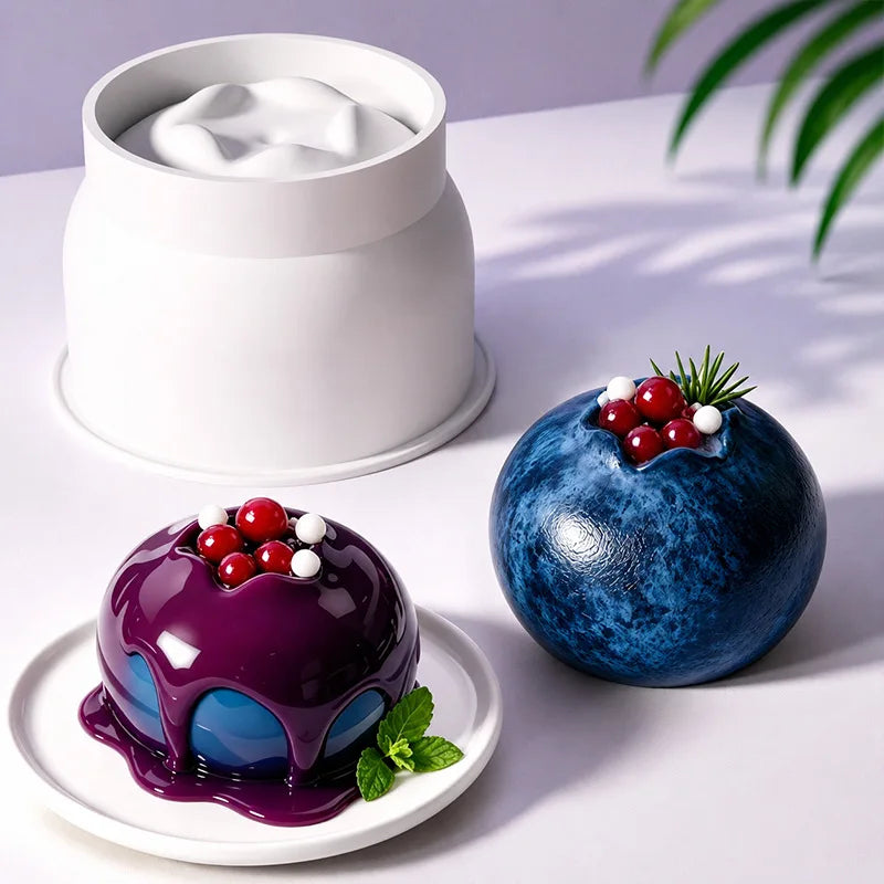 Blueberry-Shaped Silicone Dessert Mould, Cavity Options