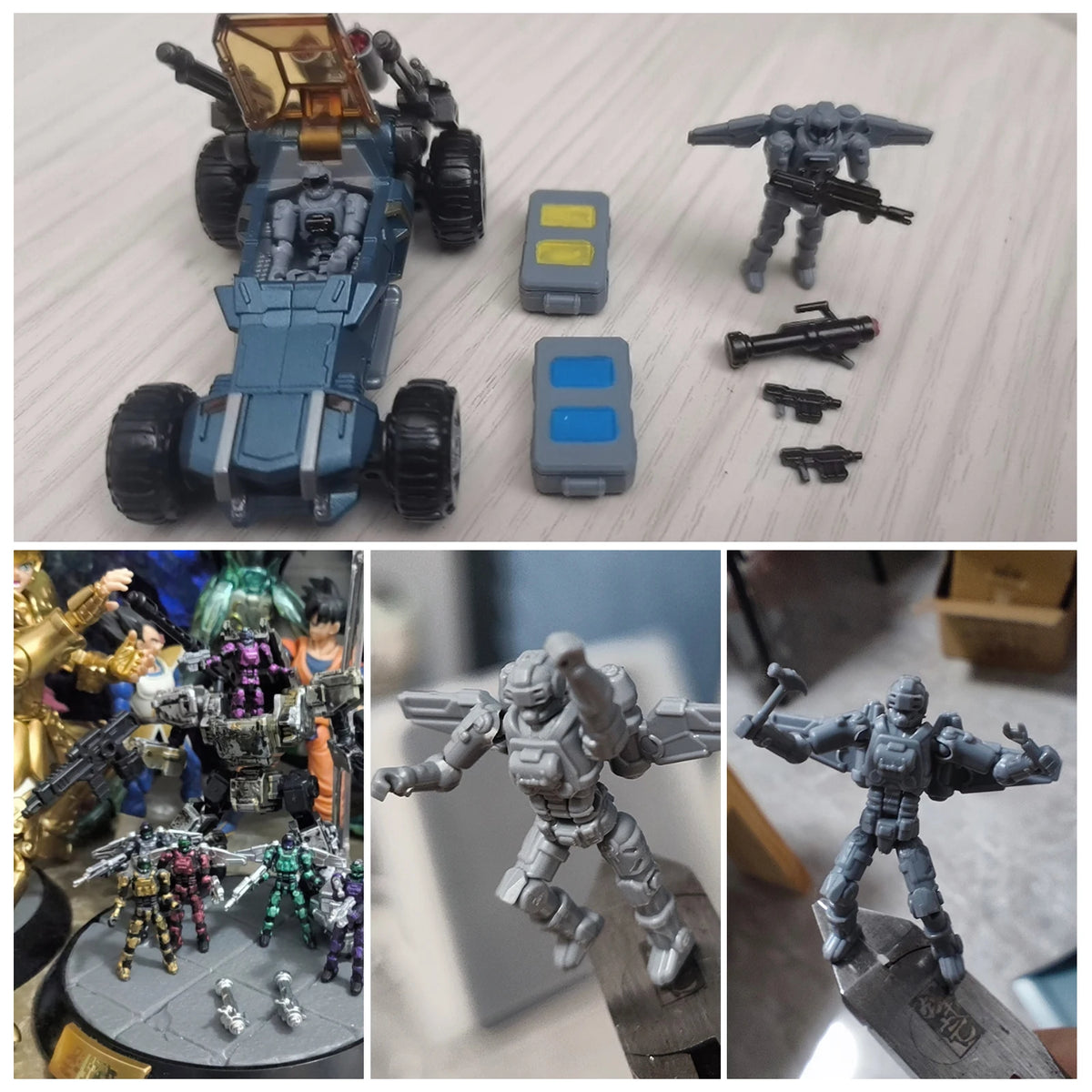 1:60 Robot Model Kit Set, Six Figures