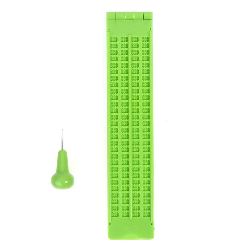 4-Line Braille Slate & Stylus Set