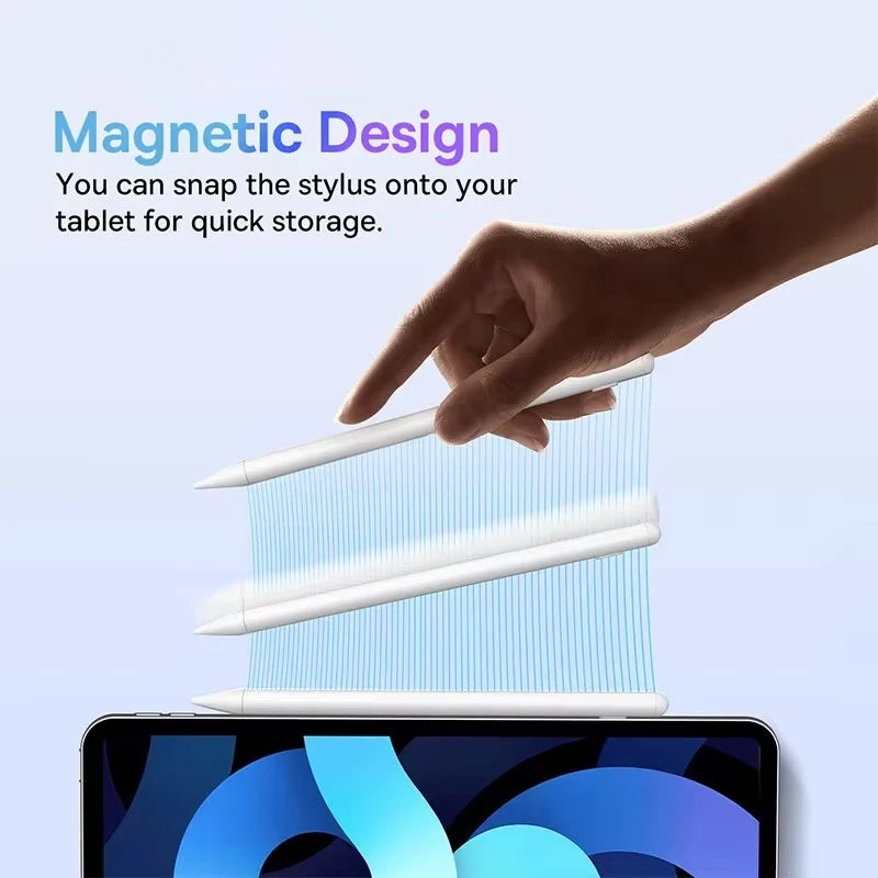 Stylus pero pre iPad s funkciou odmietania dlane, LED a magnetickým dizajnom