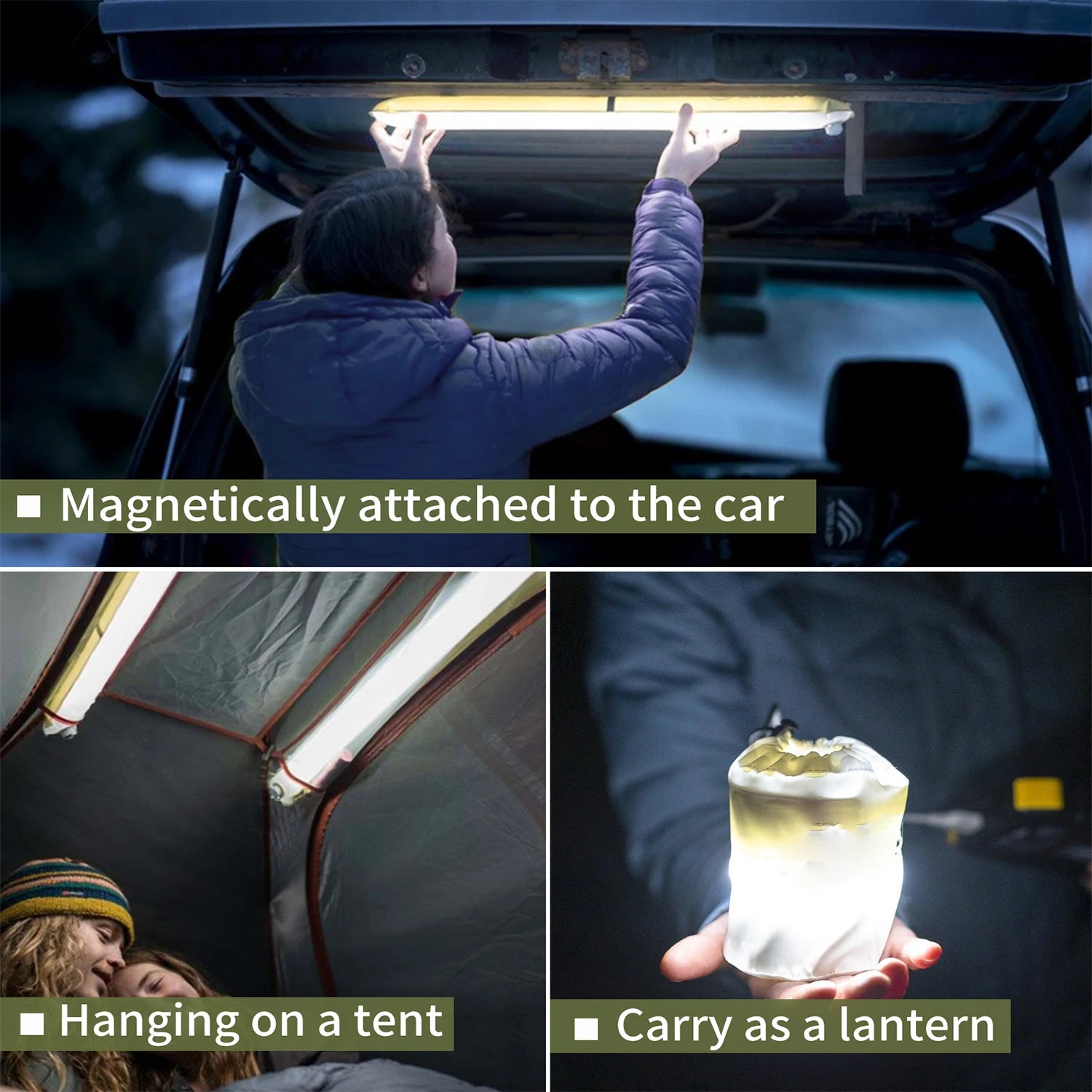 Rechargeable Portable Camping Light Waterproof 2000 mAh