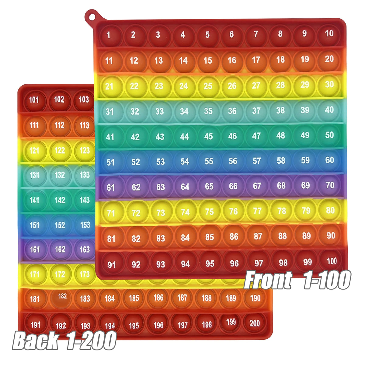 Quadros de contagem de bolhas de dupla face 1–200