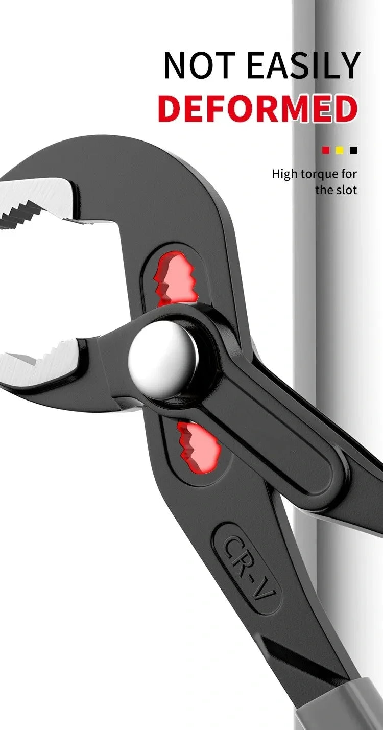 Quick-Adjust Water Pump Pliers - Size Options