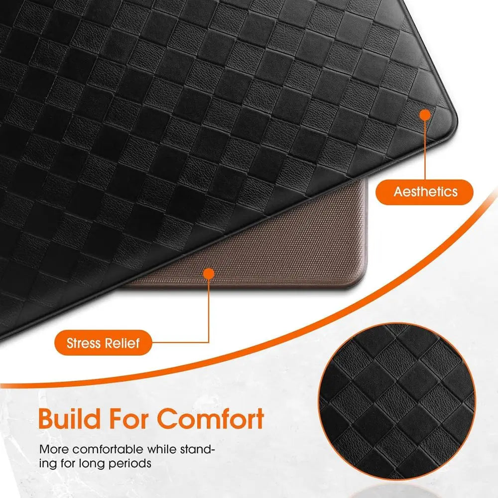 Anti-Fatigue Kitchen Mat, Cushioned Non-Slip Waterproof Floor Mat