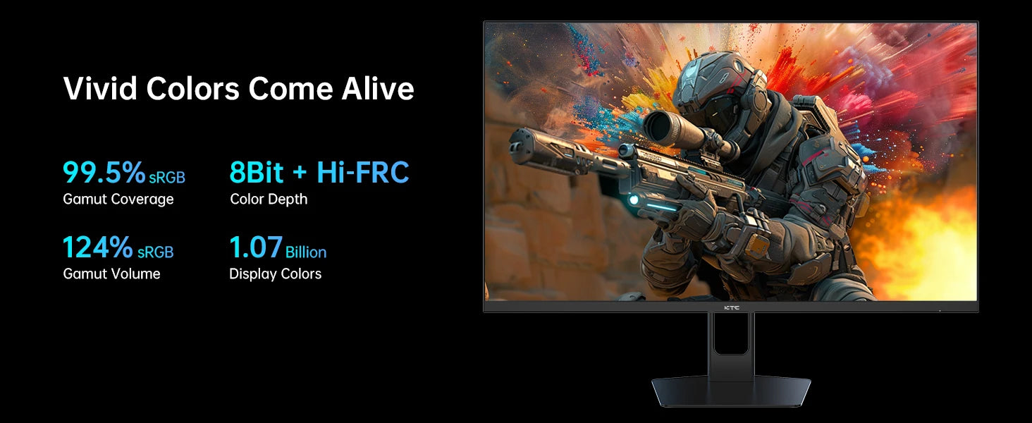 KTC H27T22C 27" Gaming Monitor 180Hz QHD Fast IPS