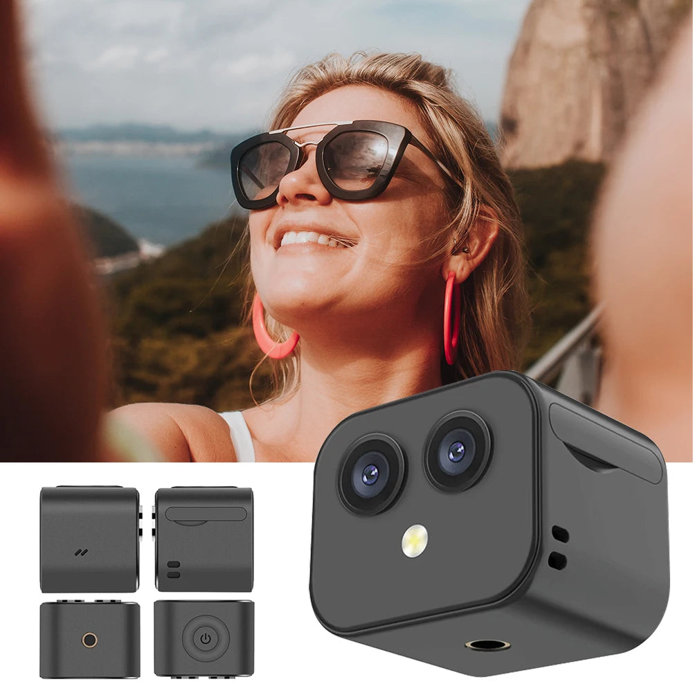 WiFi Mini Camera 4K HD Voice Recorder with Night Vision