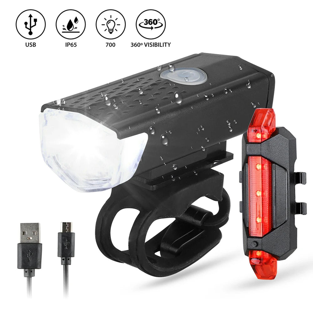 USB-oplaadbare fietslamp opties