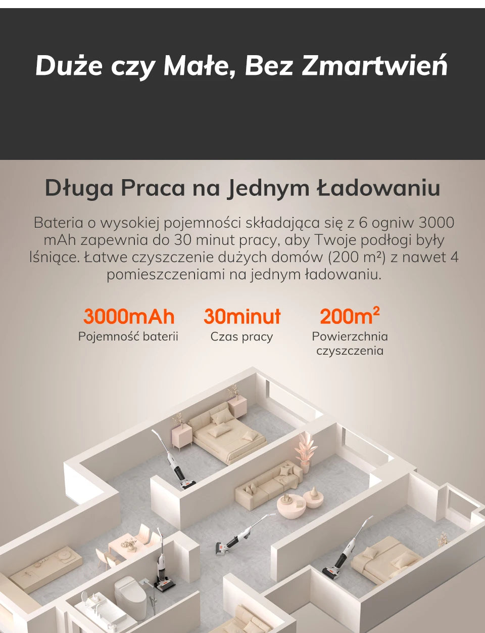 ILIFE W90 Cordless Wireless Wet Dry Smart Mop Washing , 5500Pa Suction, 1 Min Self Cleaning, Large Dual Water Tank 