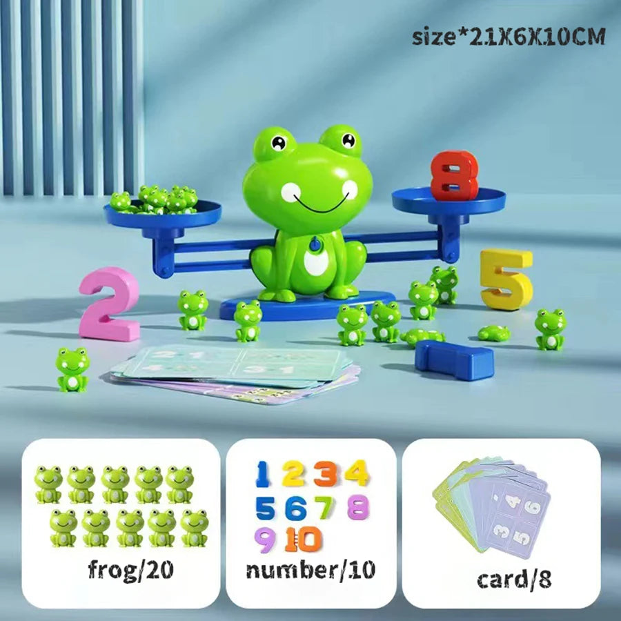 Frog Balance Scale Maths Activity Toy