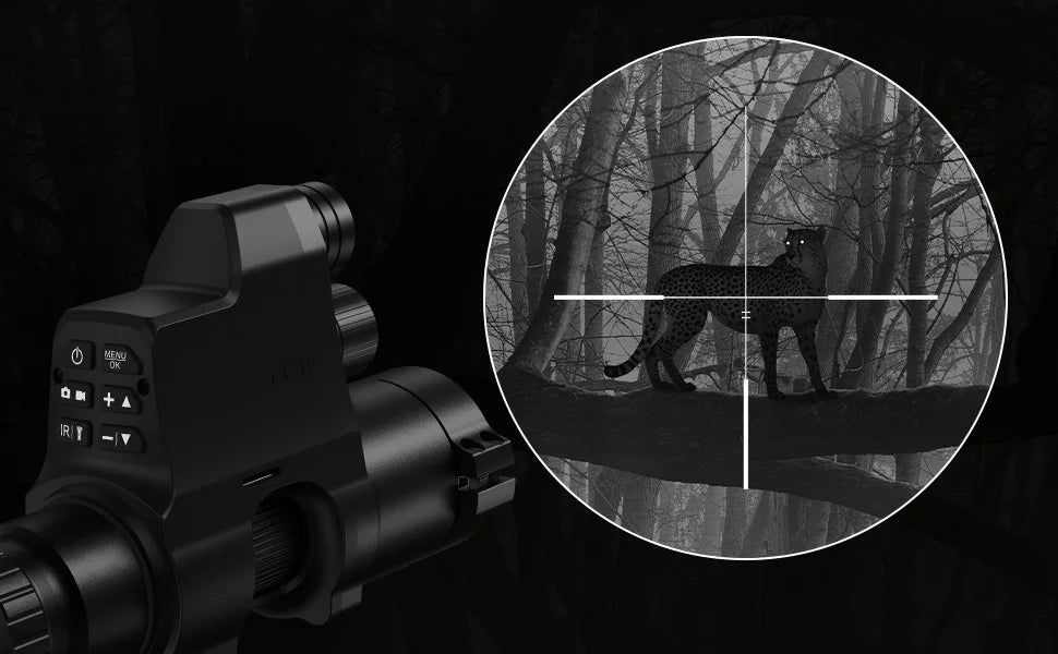 1920x1080 OLED nattvisjon kikkert for jeger HD bilder videoer Klipp på nattvisjon monocular dag natt observasjon opptil 300M