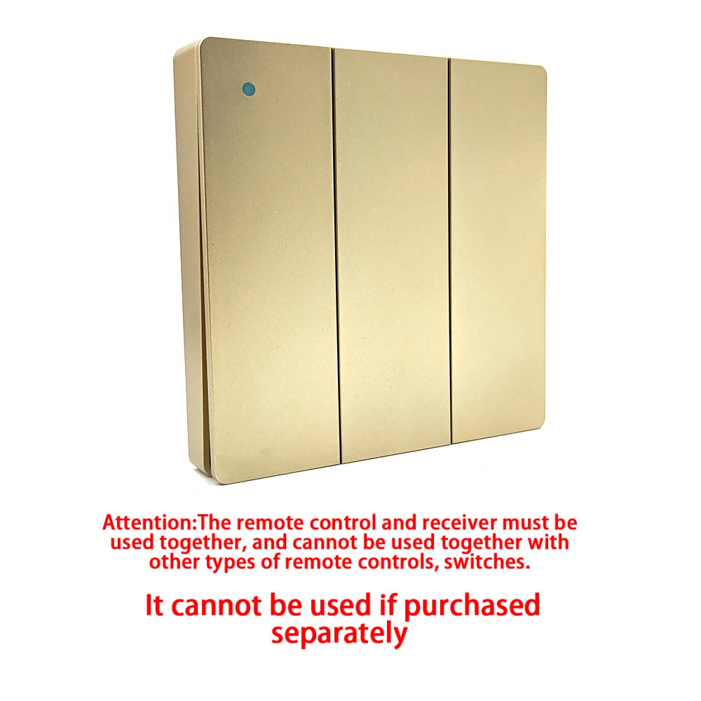 Self-Powered Kinetic Wall Switch, IP54, 95-260 V Receiver