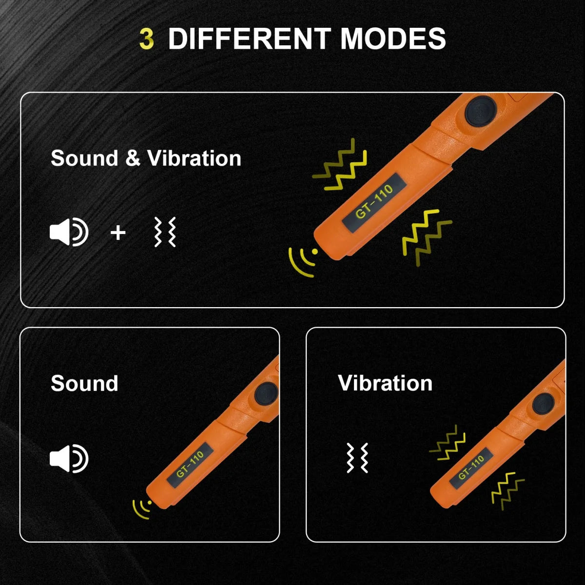 Treasure Hunter GT110 Handheld Metal Detector Pinpointer Probe Anti-scratch Pinpointing Waterproof 360 Degree Scan 