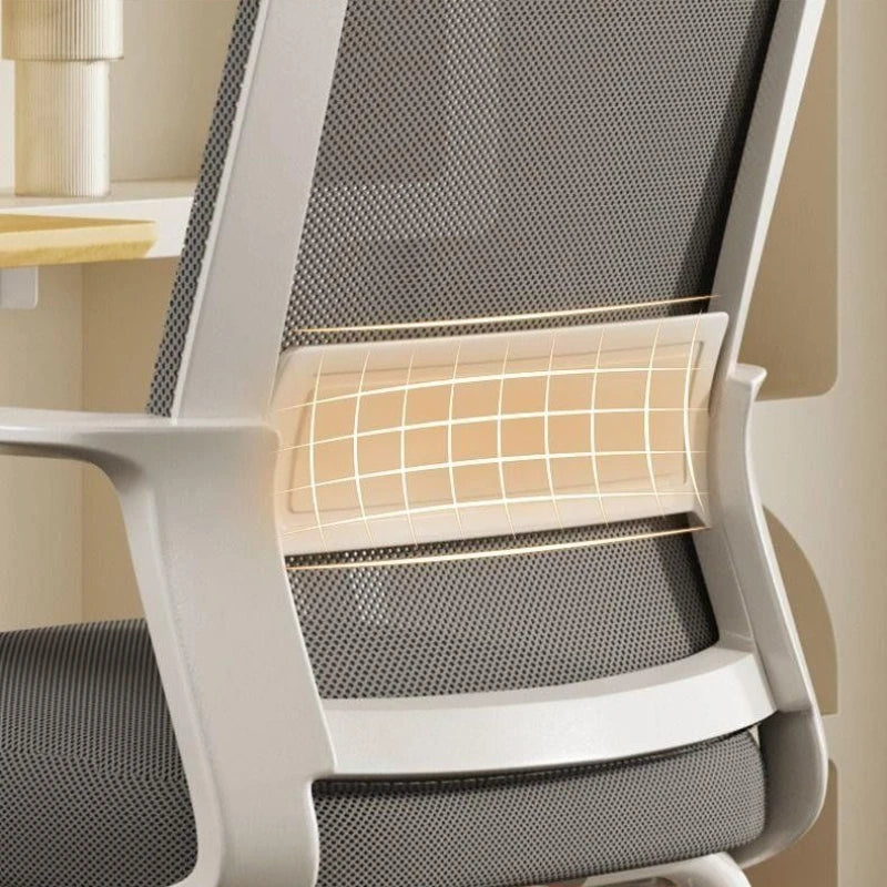 Cushioned Metal Frame Office Chair for Desk, Study, and Dorm Use