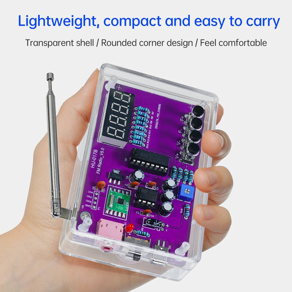 DIY FM Radio Soldering Kit - Case Options