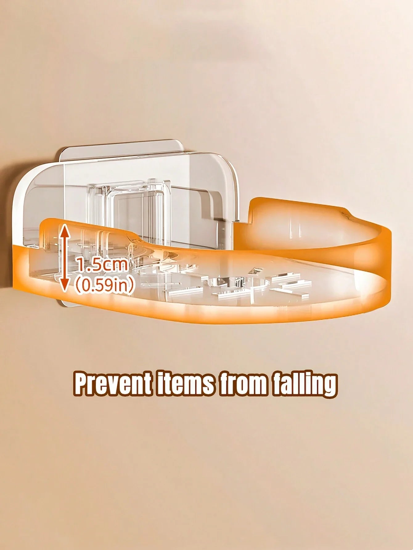 Universal Non-Drilling Wall Mount for CCTV Camera - Durable and Space-Saving Storage Holder 