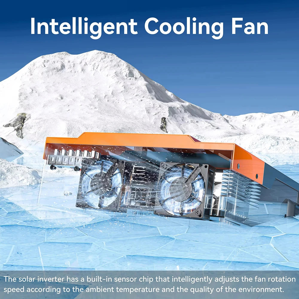 Inverter Solare Ibrido PowMr con Controller MPPT