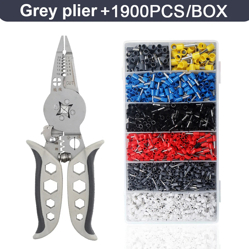 Multi Functional Electrician Tools Pliers Crimping Tool set For Wire Splitting And Stripping Specialized For Electricians