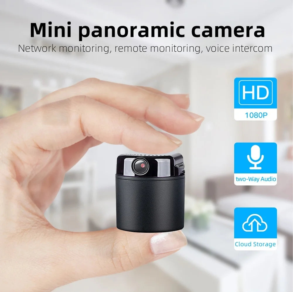 1080P Mini HD Camera Wireless WiFi Security Cam with Night Vision
