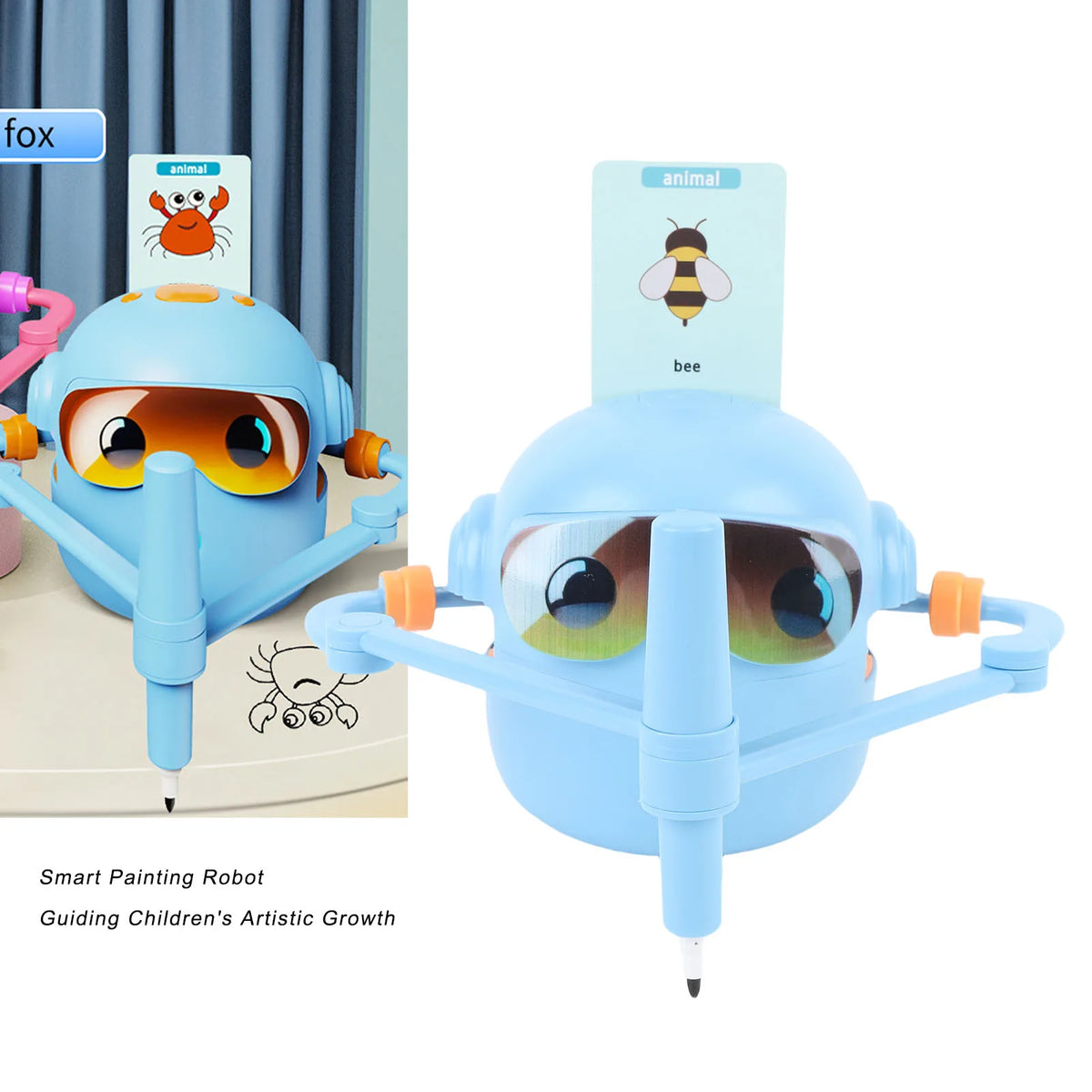 Children's Drawing Robot with Activity Cards