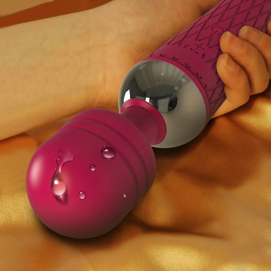 Brezžični dildo AV vibrator Magic Wand za ženske Stimulator klitorisa USB polnilna masažna naprava Seks igrače za odrasle 18
