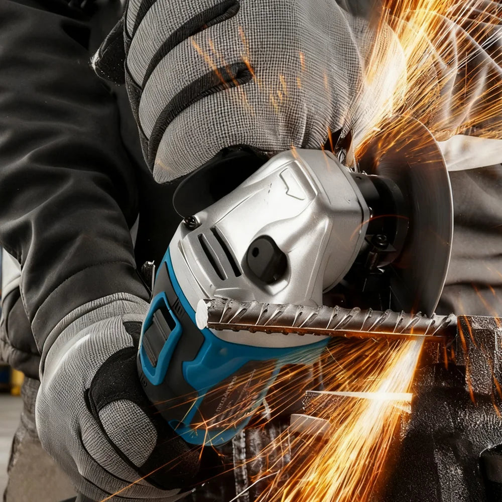 Yofidra 125mm Brushless Angle Grinder with 4-Speed Control