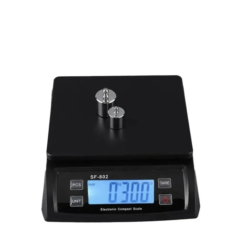 Digital Kitchen Scale 30kg Capacity with 0.1g Accuracy LCD Display