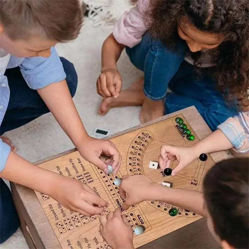 Wooden Baseball Dice Board Game - Set Options