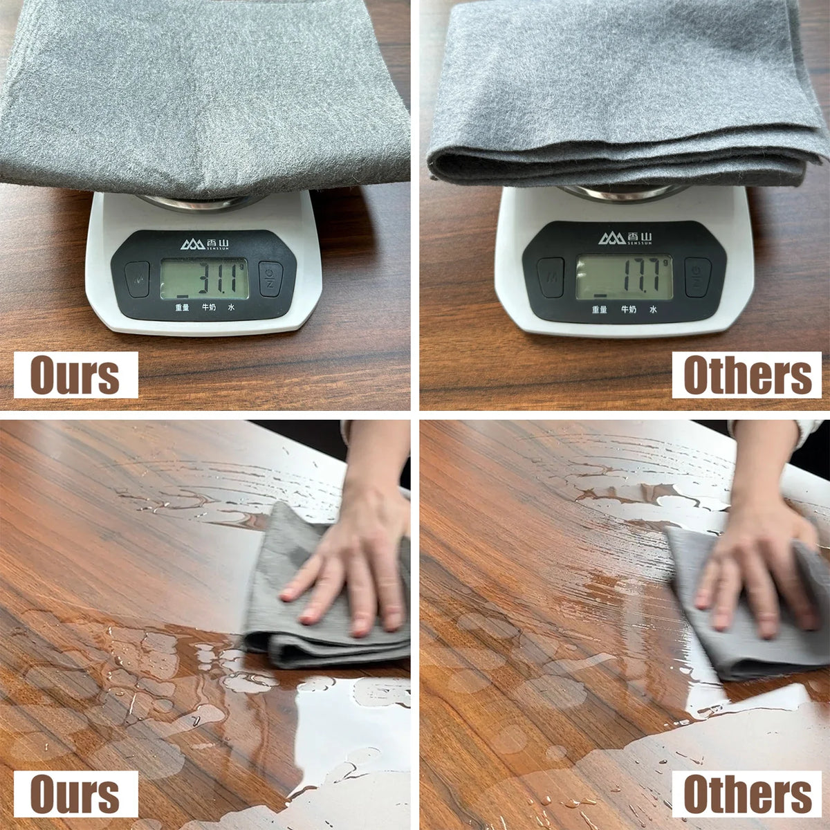 Reusable Microfibre Cleaning Cloths - Size and Pack Options