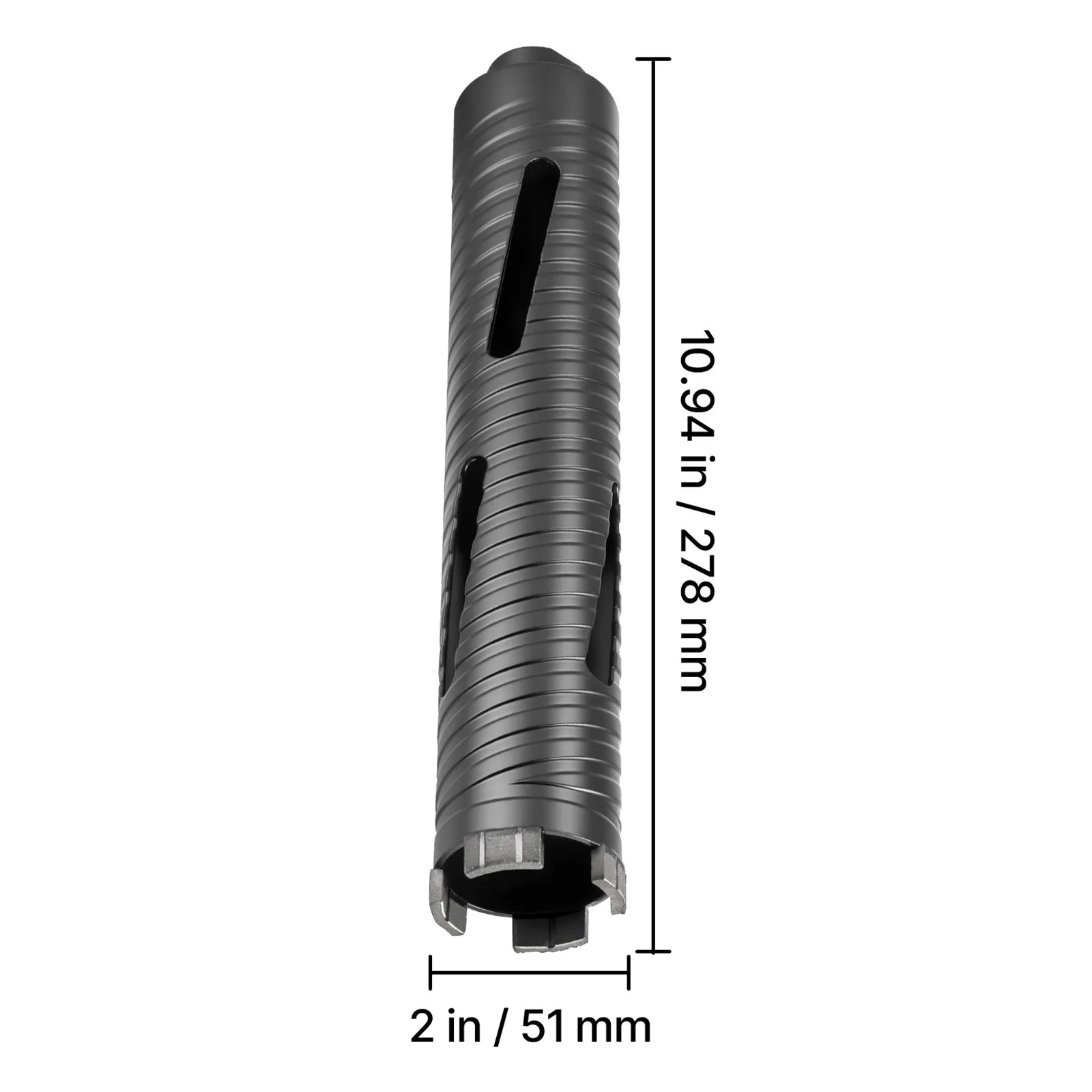 Diamond Core Drill Bit with Adapters for Concrete & Brick Drilling