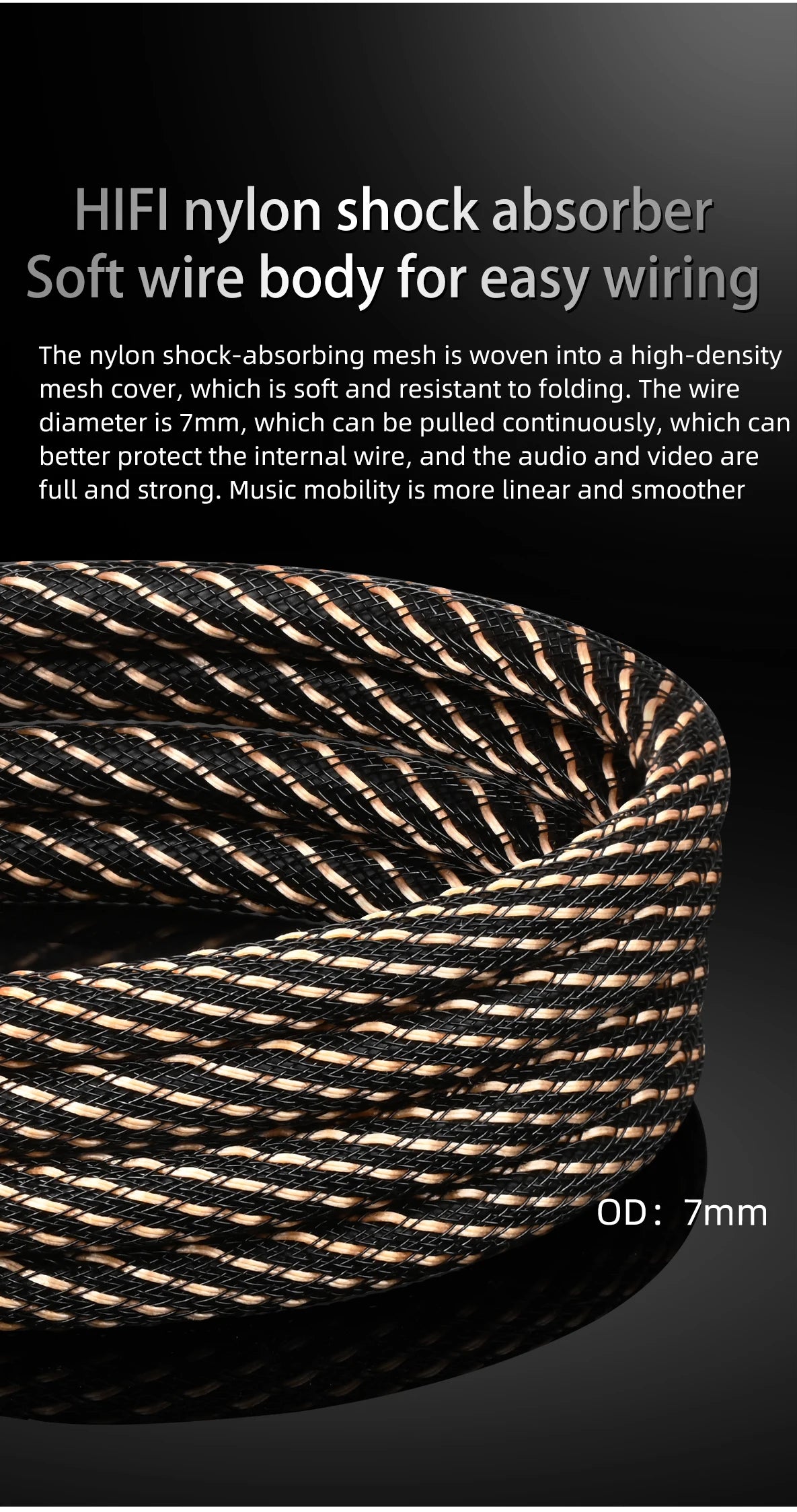 Câble équilibré 4,4 mm vers double XLR pour audio HiFi et usage studio