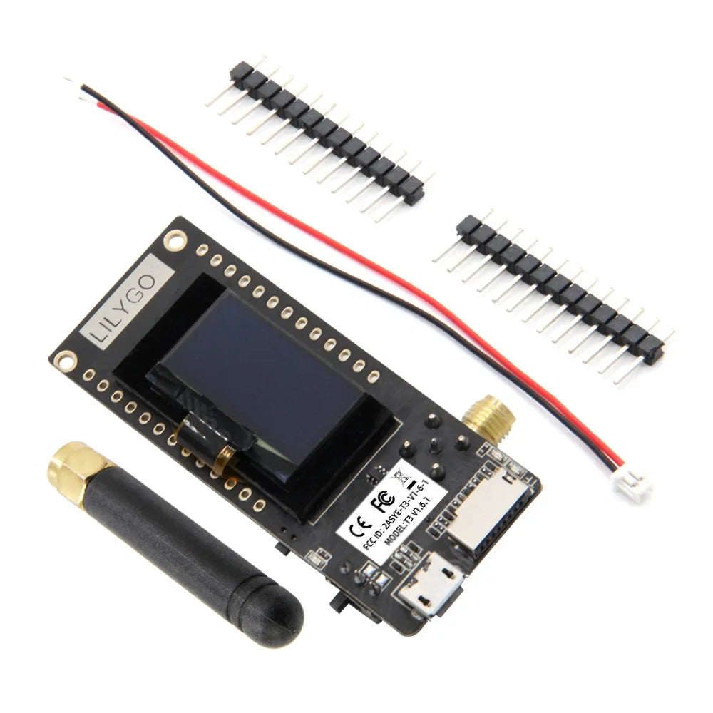 Modulo ESP32 LoRa32 V2.1 con OLED, WiFi, Bluetooth e antenna SMA