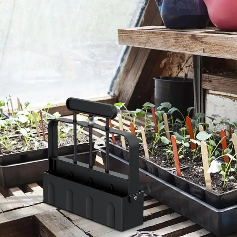 Manual Four-Block Soil Press