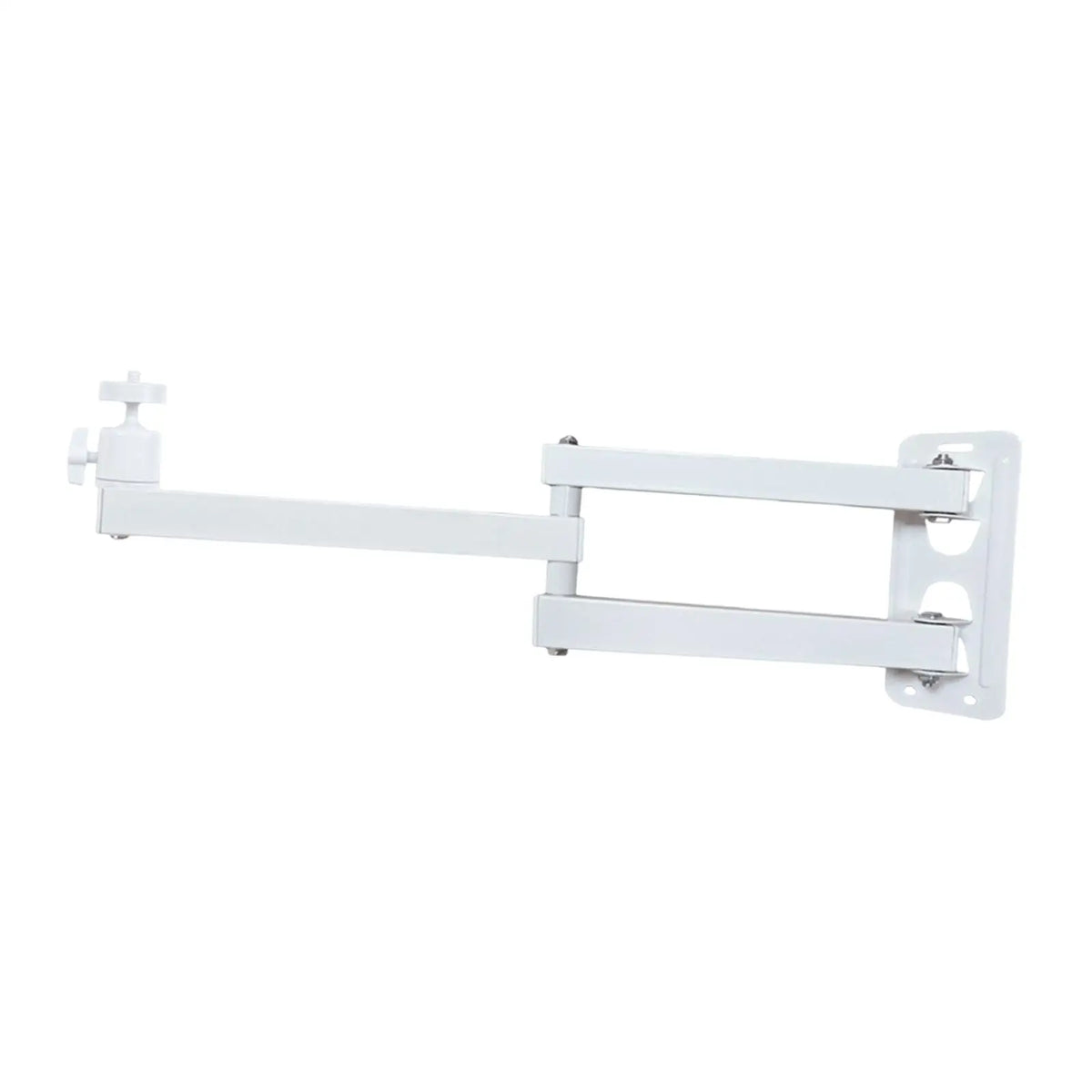Projector Wall Mount Bracket Heavy Duty 360° Rotatable Universal Foldable Projector Shelf with 1/4" Ball Head for Office Home