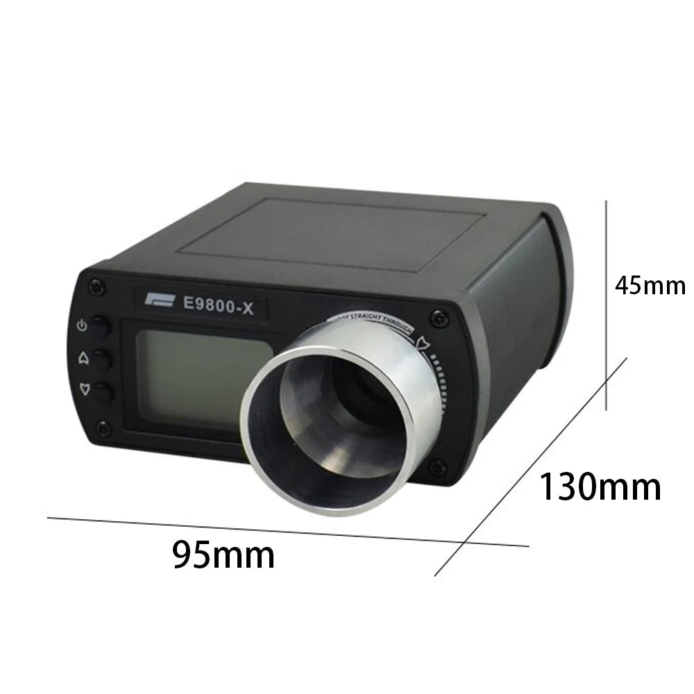 E9800-X Skydningskronograf med LCD-display og hastighedsmåling