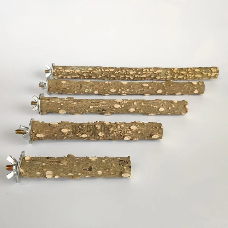Scelta di Posatoi per Uccelli in Legno Naturale, 10–20 cm