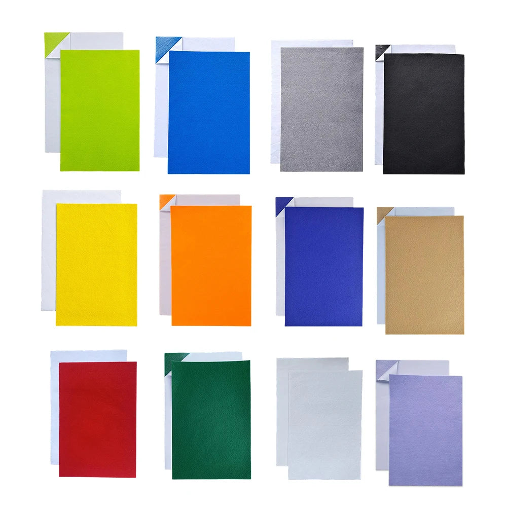 Self-Adhesive Felt Sheets, 2 Pieces, 20 × 30 cm
