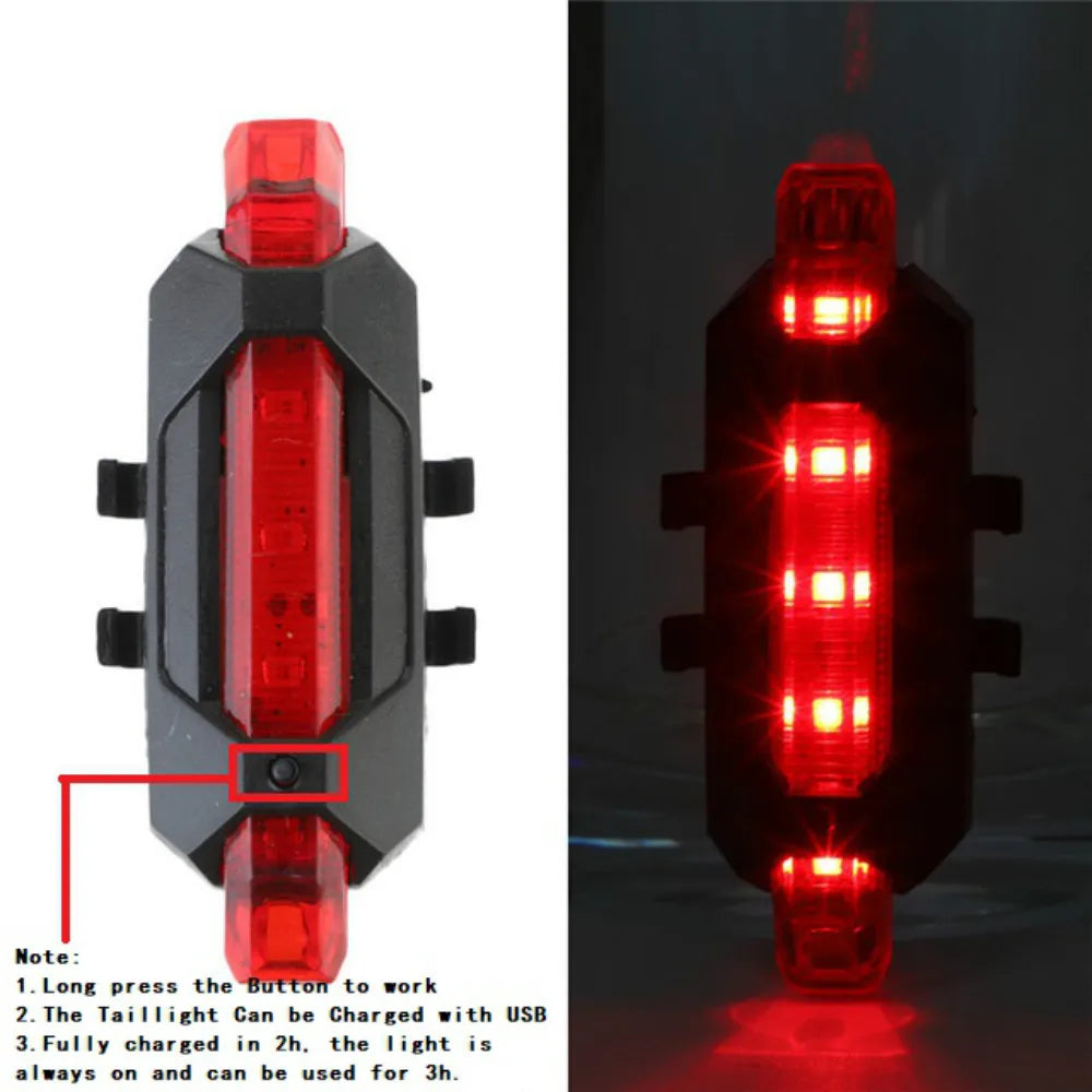 USB-oplaadbare fietslamp opties