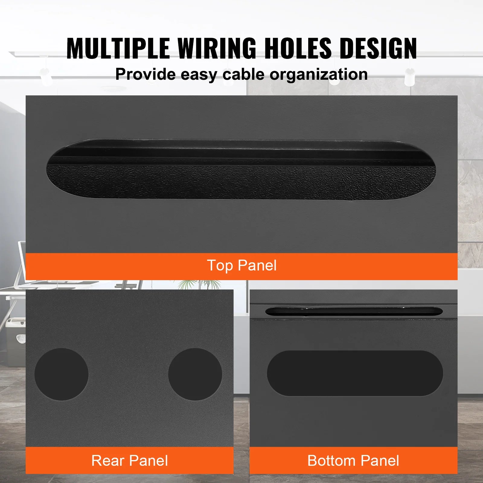 SucceBuy 15U Wall Mount Server Cabinet 500lbs Max Ground-mounted Load Capacity Network Rack Enclosure for IT A/V Devices Use