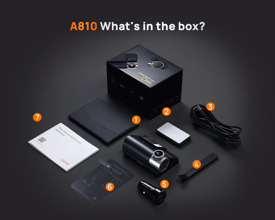4K Dash Cam with GPS, ADAS, 24H Parking Surveillance and 4G LTE Support