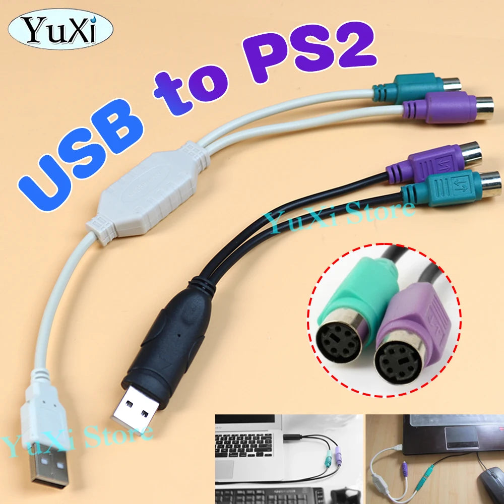 USB and PS/2 Keyboard Adapter Cable Options