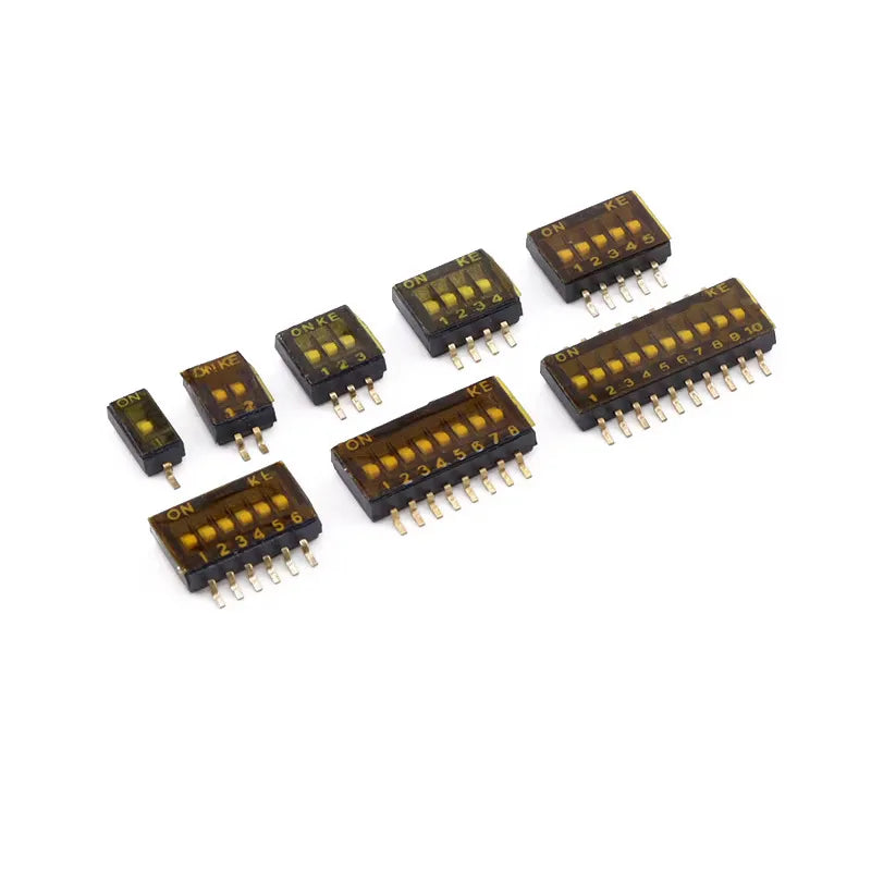Interruptor DIP SMD de paso de 1.27 mm, de 1 a 8 posiciones