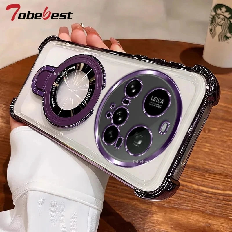 Magnetic Plating Case for Xiaomi 15, 14, 14T, 13 and 12