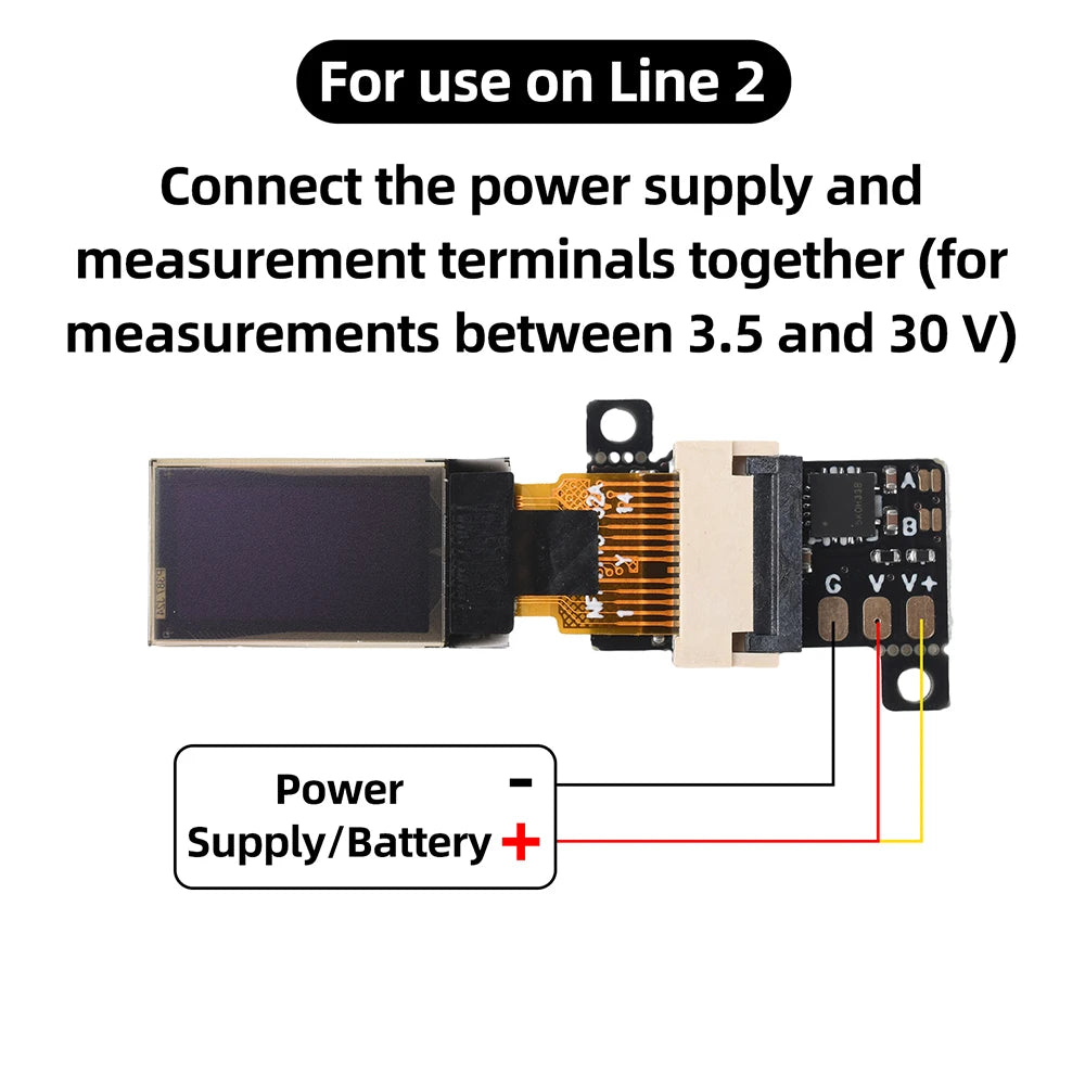 Mini OLED DC-Voltmeter-Modul