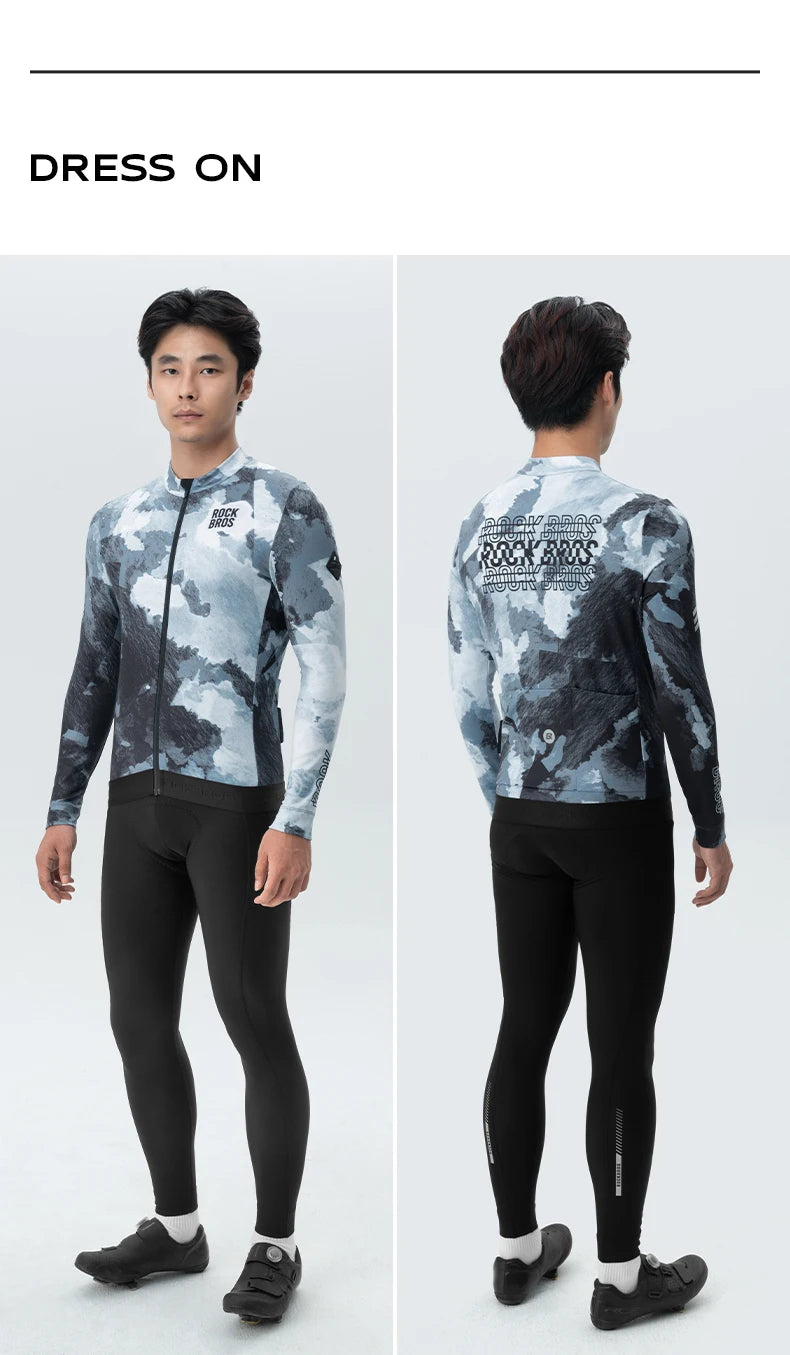 Long Sleeve Thermal Cycling Jersey for Cold Weather
