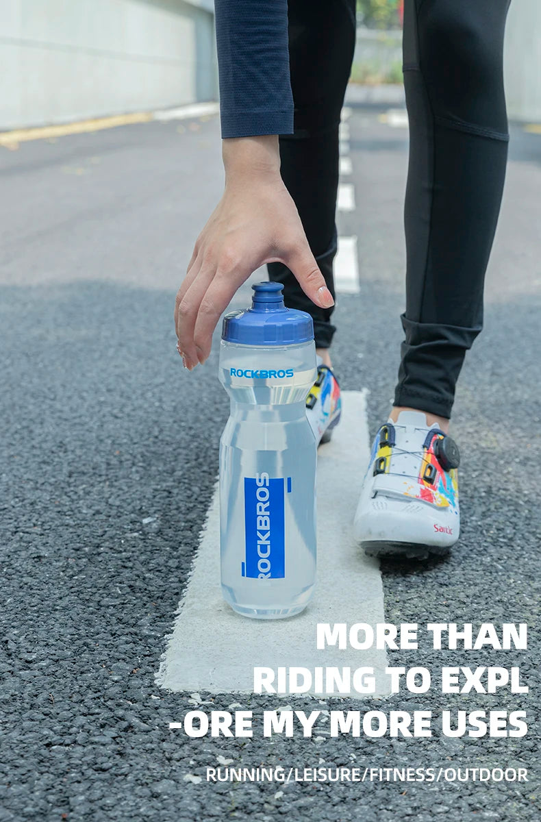 750 ml dviračio gertuvė, nepraleidžianti skysčių, sportinė gertuvė dviračiams