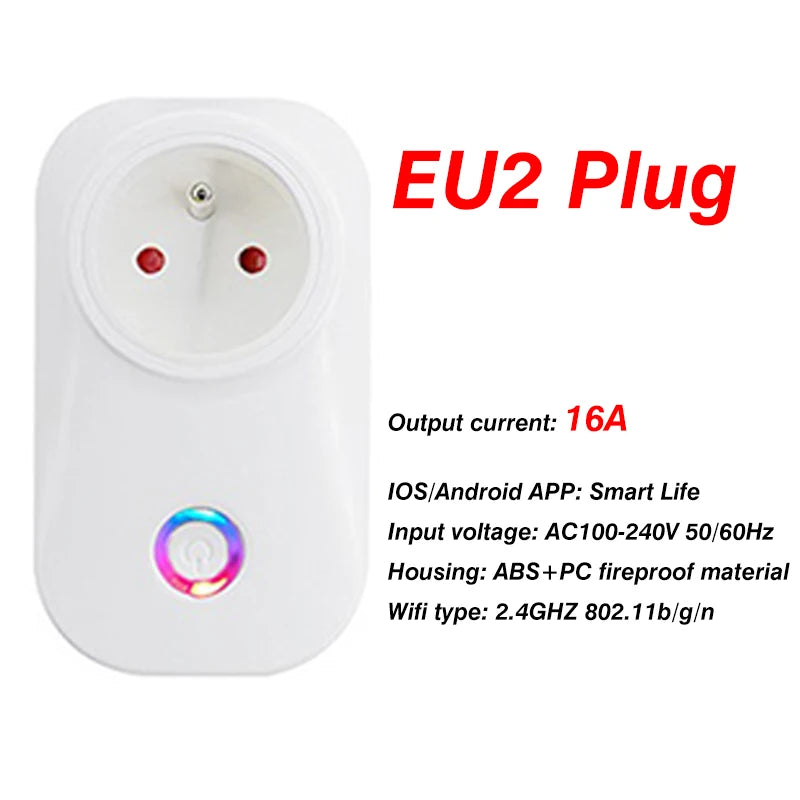 Wi-Fi Smart Plug with Energy Monitoring - Plug Options