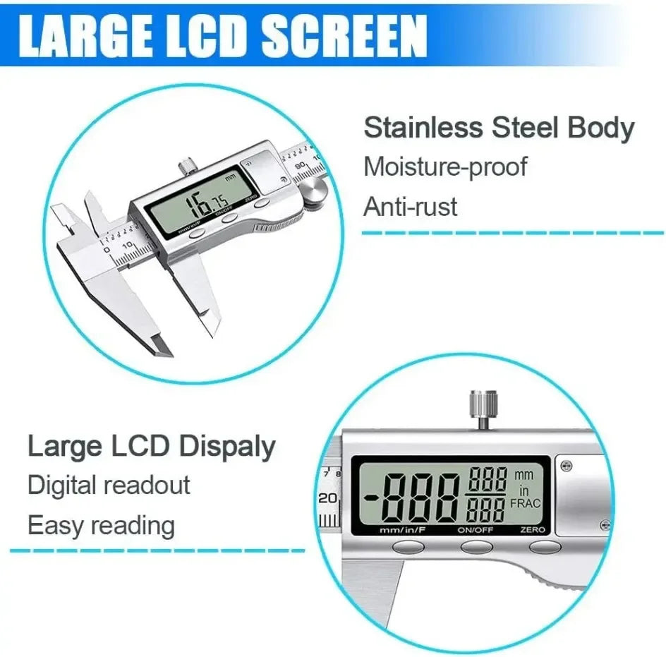 150 mm Stainless-Steel Digital Caliper