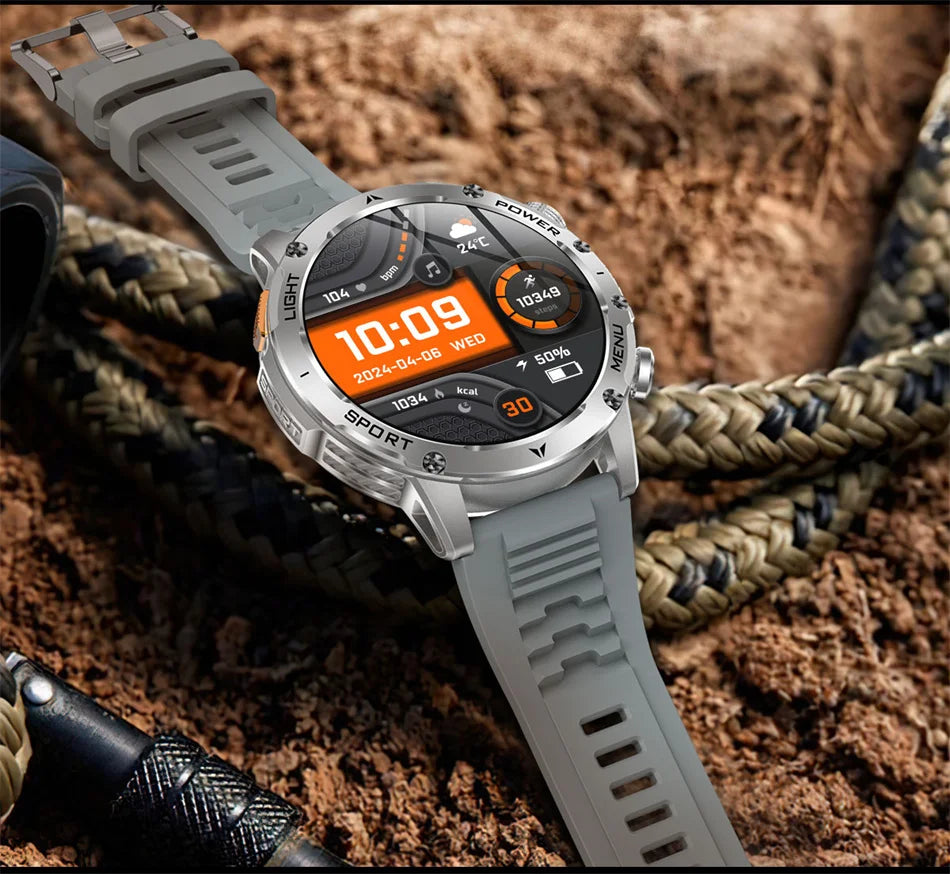 Bluetooth Bel Sports Smartwatch met LED Zaklamp