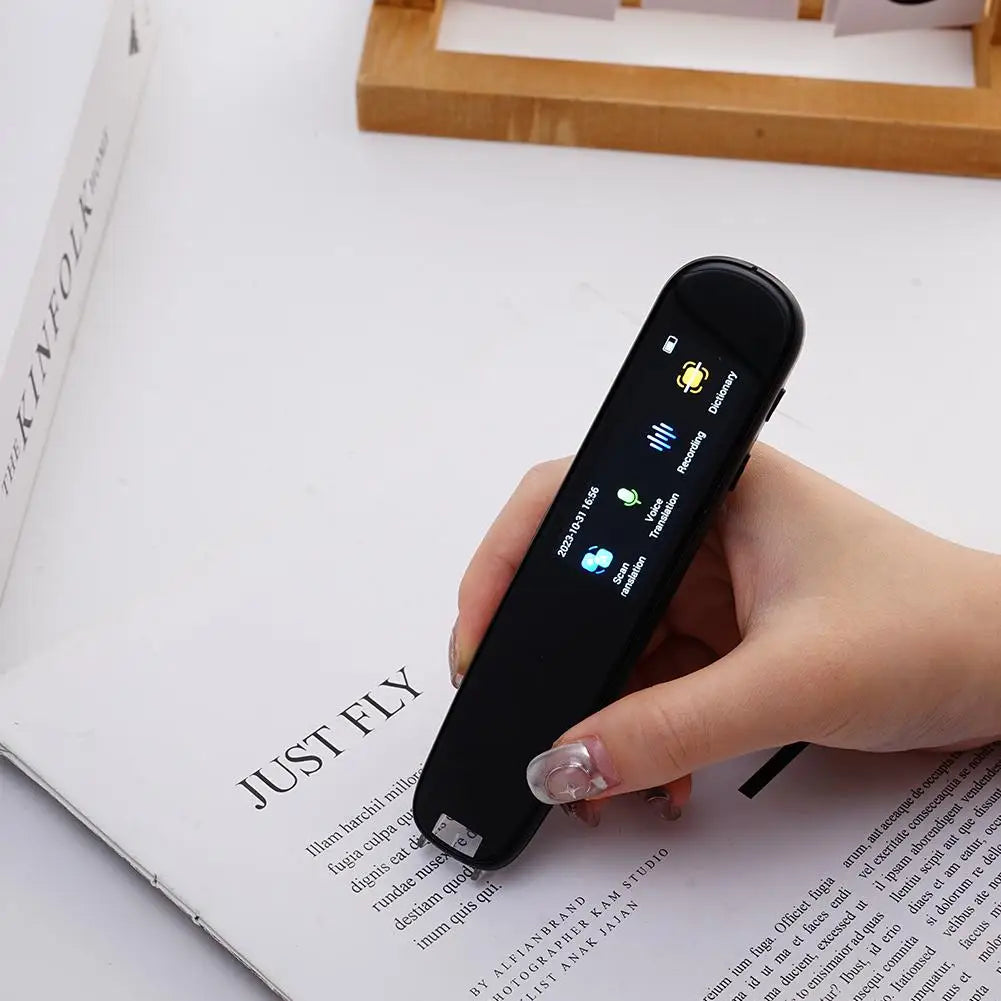 Offline Translation Pen For Teacher Student Dictionary English Intelligent Scanning Point Reading 123 Languages Translator Pen 